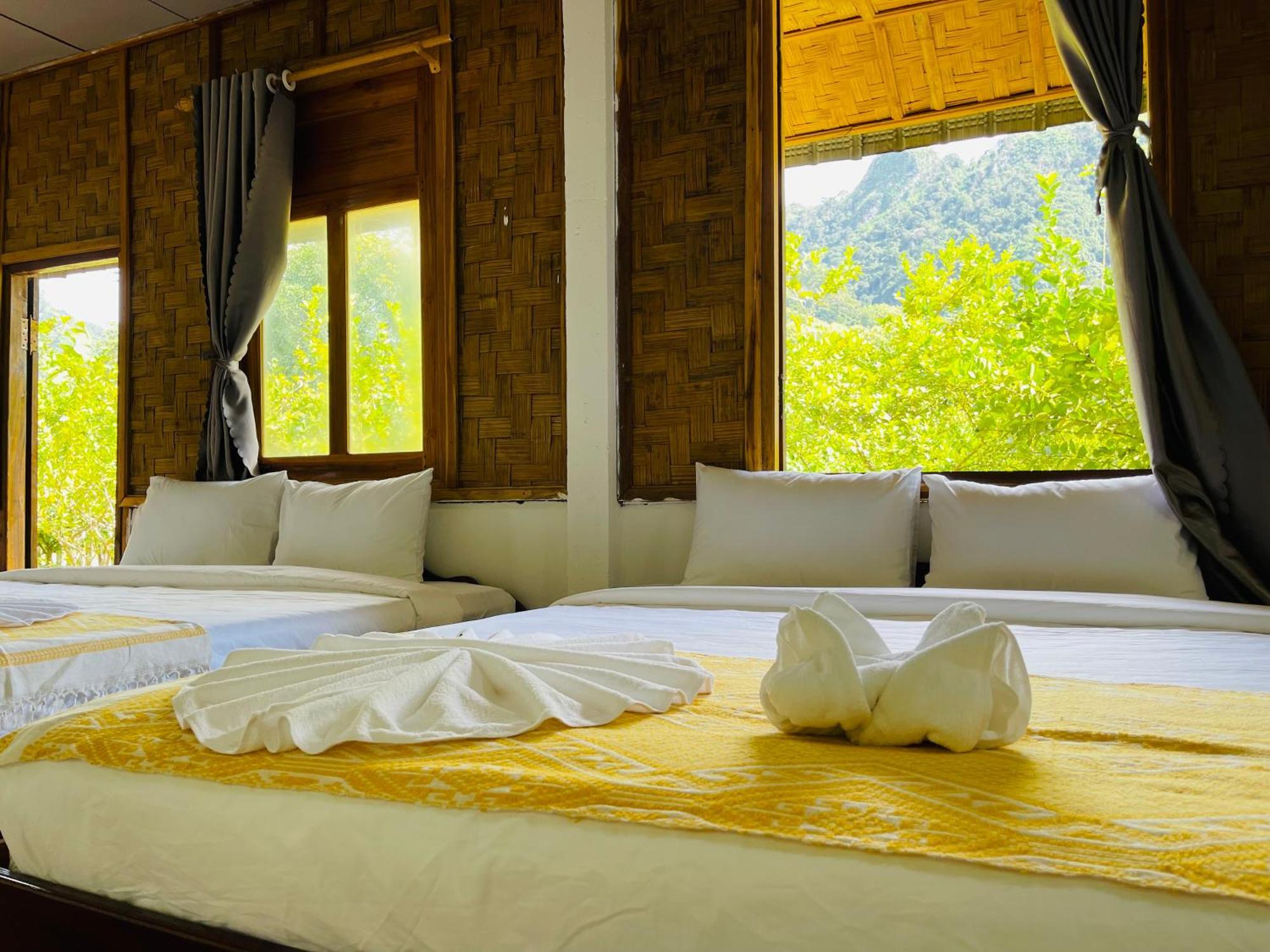 Nong Khiaw Ing Ing Mountain View Bed & Breakfast Екстериор снимка